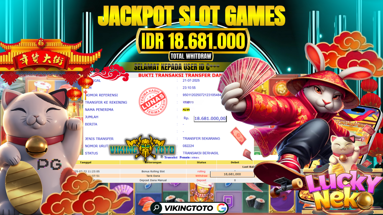 Bukti Jackpot Lunas VikingToto