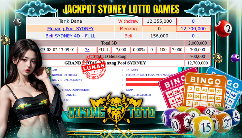 Bukti Jackpot Lunas VikingToto