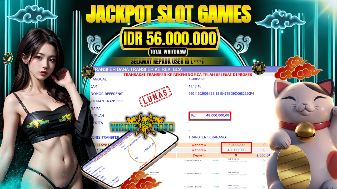 Bukti Jackpot Lunas VikingToto