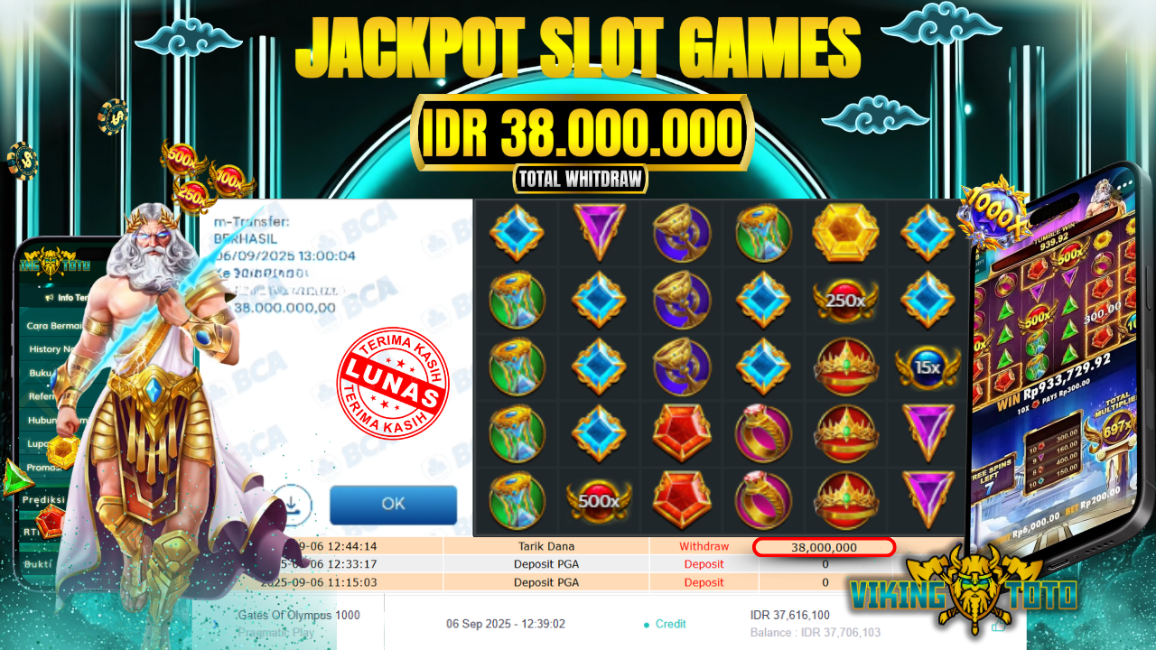 Bukti Jackpot Lunas VikingToto