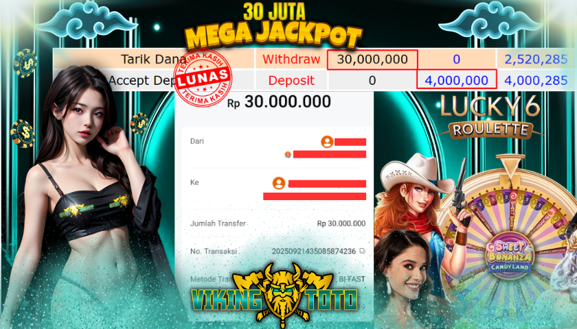 Bukti Jackpot Lunas VikingToto