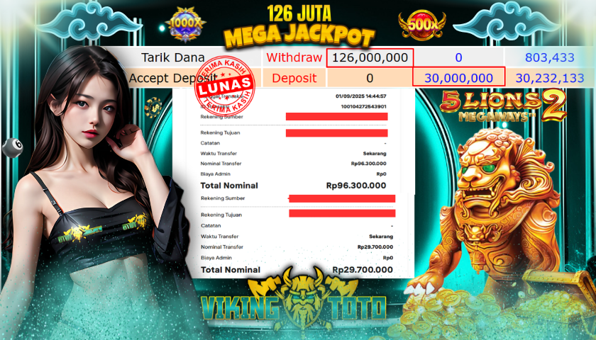 Bukti Jackpot Lunas VikingToto