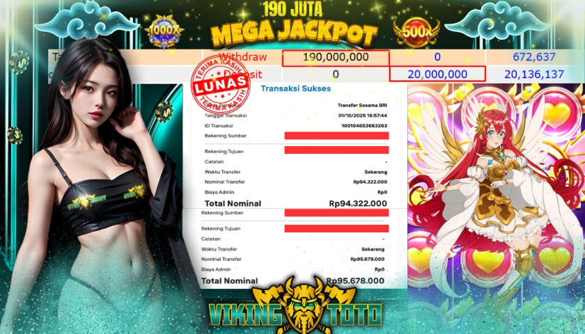 Bukti Jackpot Lunas VikingToto