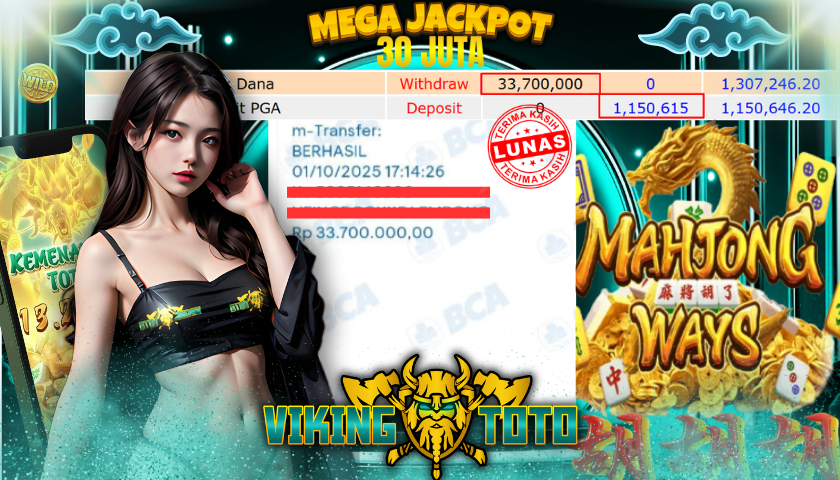 Bukti Jackpot Lunas VikingToto