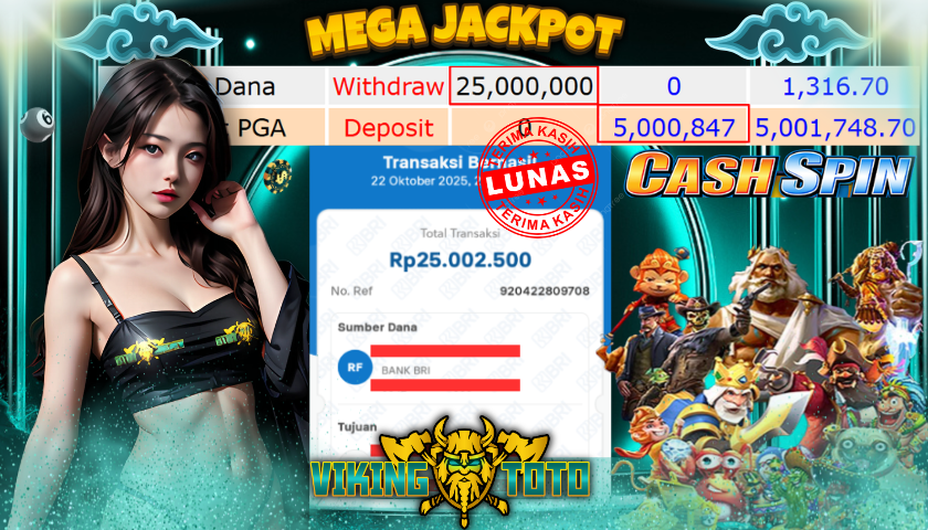 Bukti Jackpot Lunas VikingToto