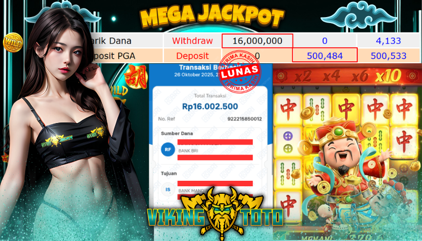 Bukti Jackpot Lunas VikingToto