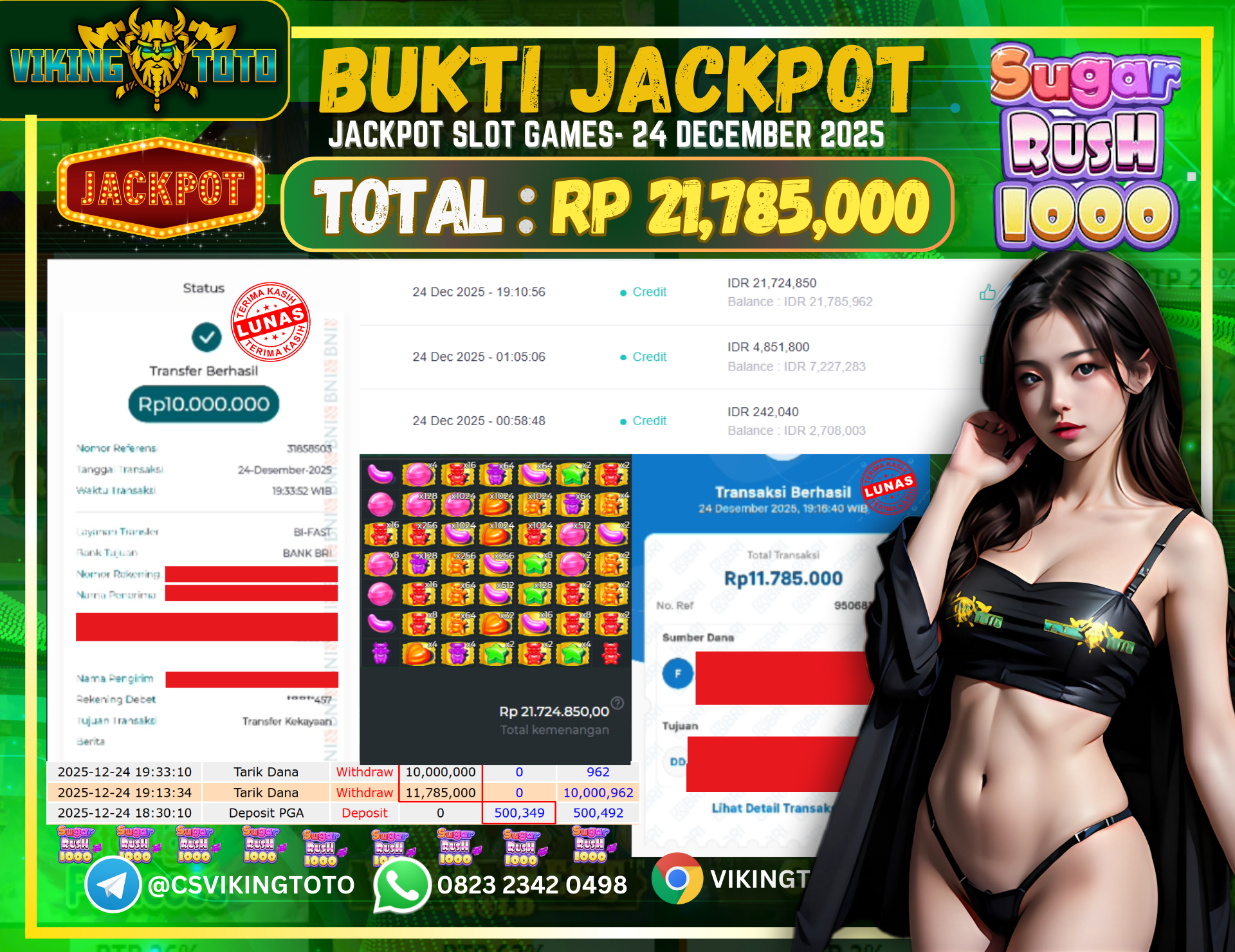 Bukti Jackpot Lunas VikingToto