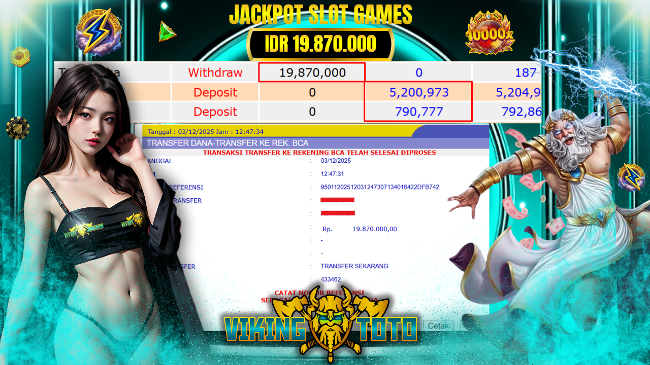 Bukti Jackpot Lunas VikingToto