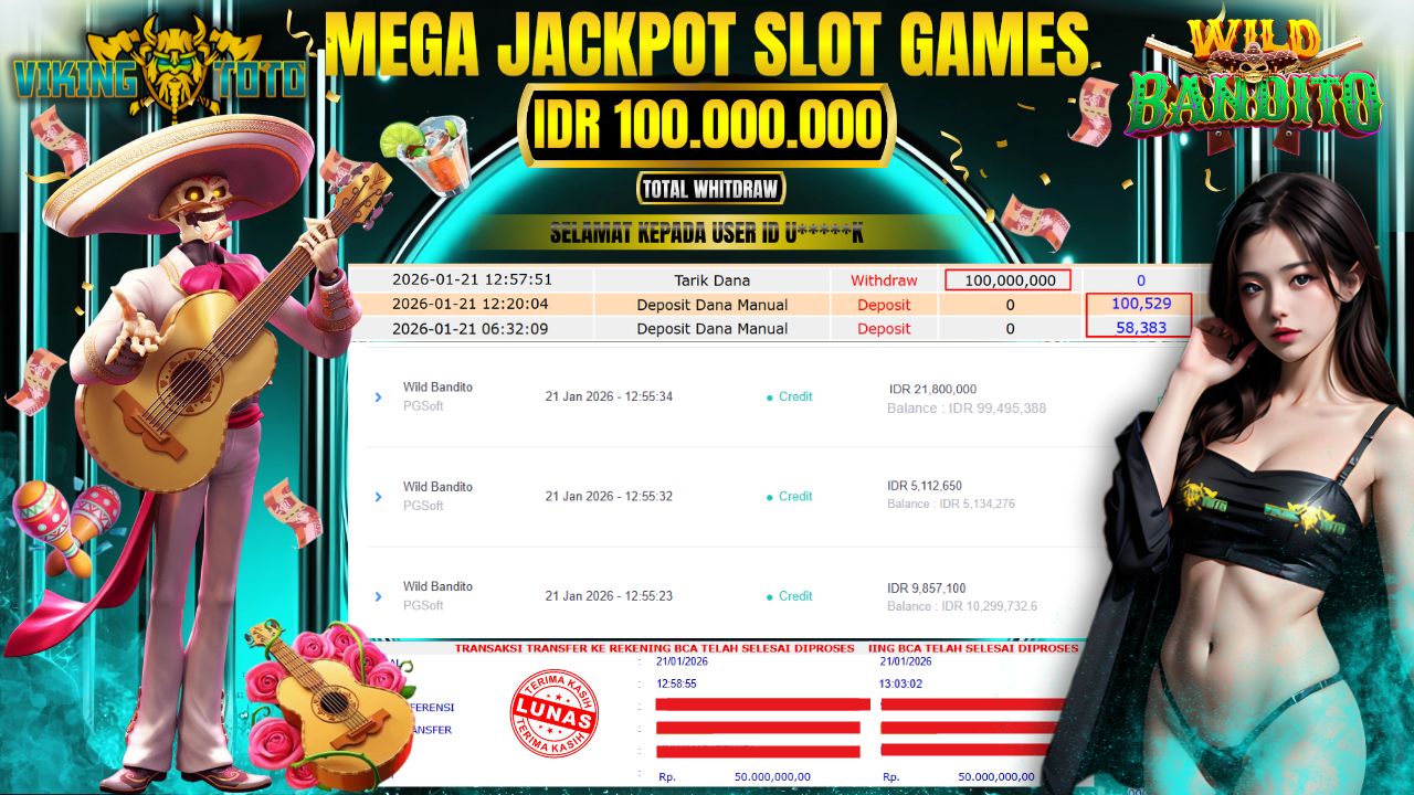 Bukti Jackpot Lunas VikingToto