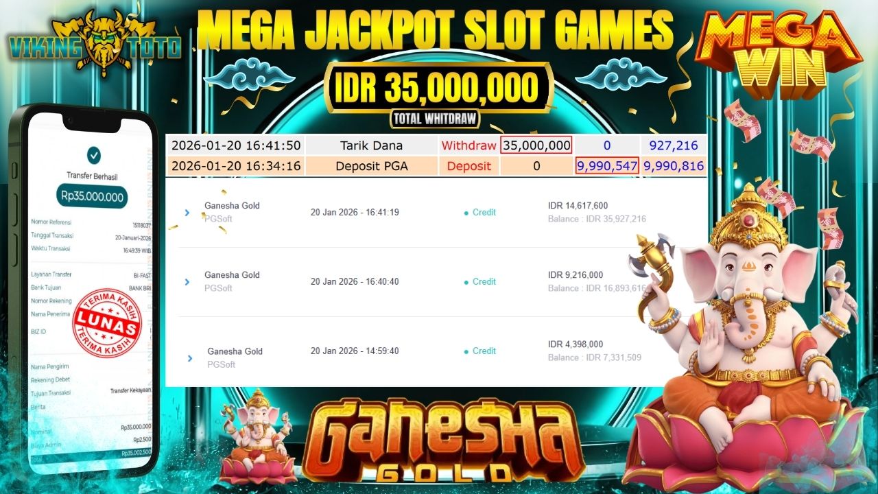 Bukti Jackpot Lunas VikingToto