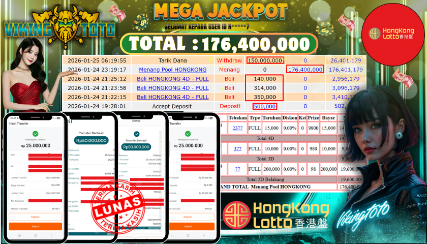 Bukti Jackpot Lunas VikingToto