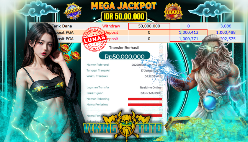 Bukti Jackpot Lunas VikingToto