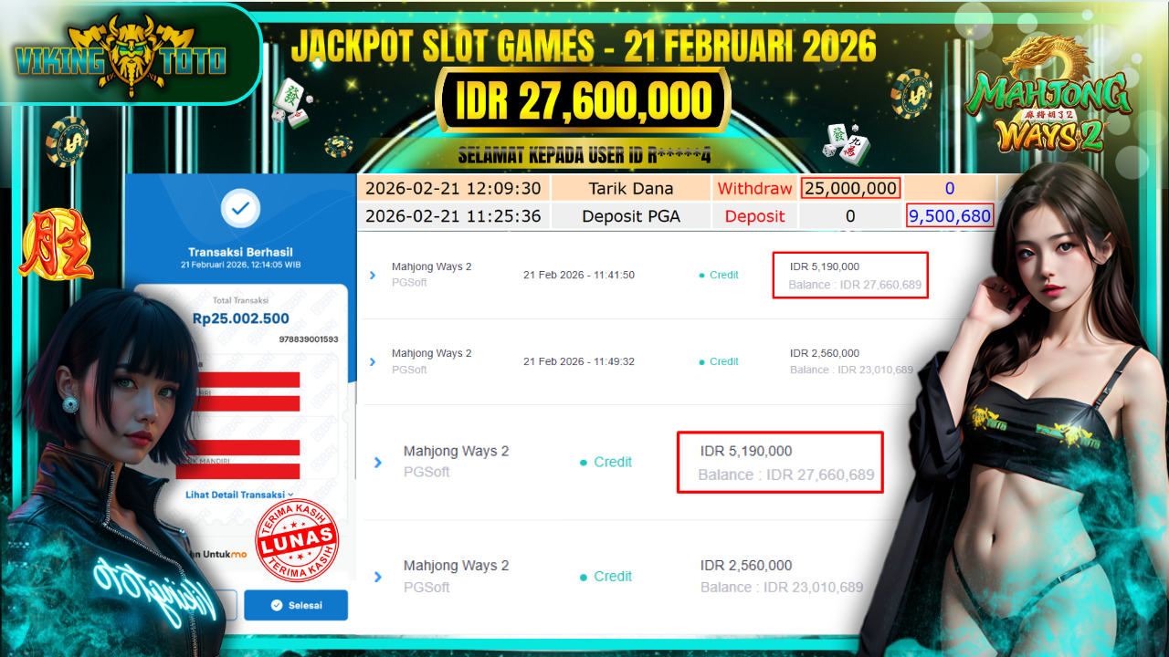 Bukti Jackpot Lunas VikingToto