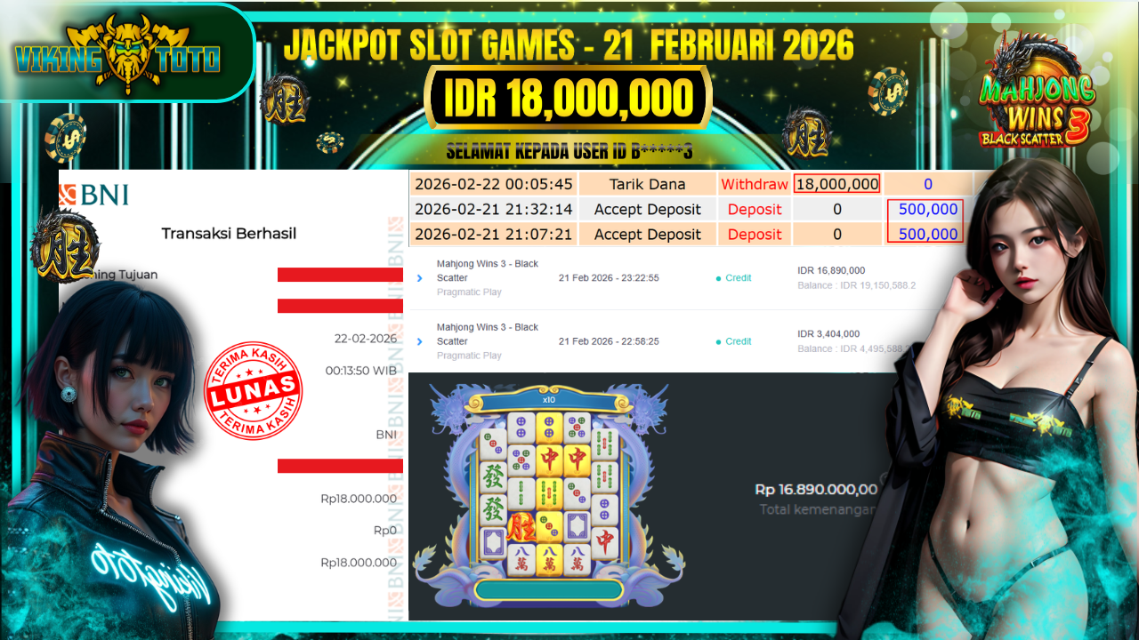 Bukti Jackpot Lunas VikingToto
