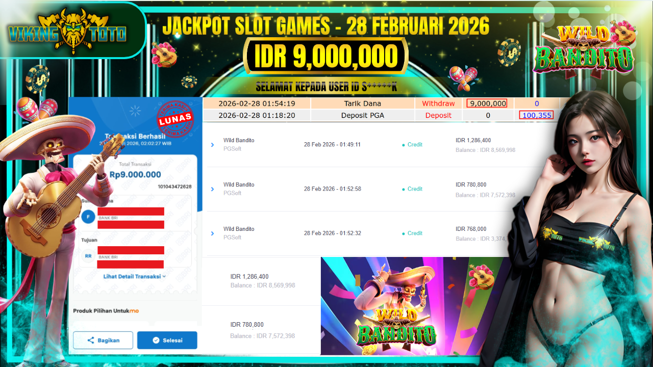 Bukti Jackpot Lunas VikingToto