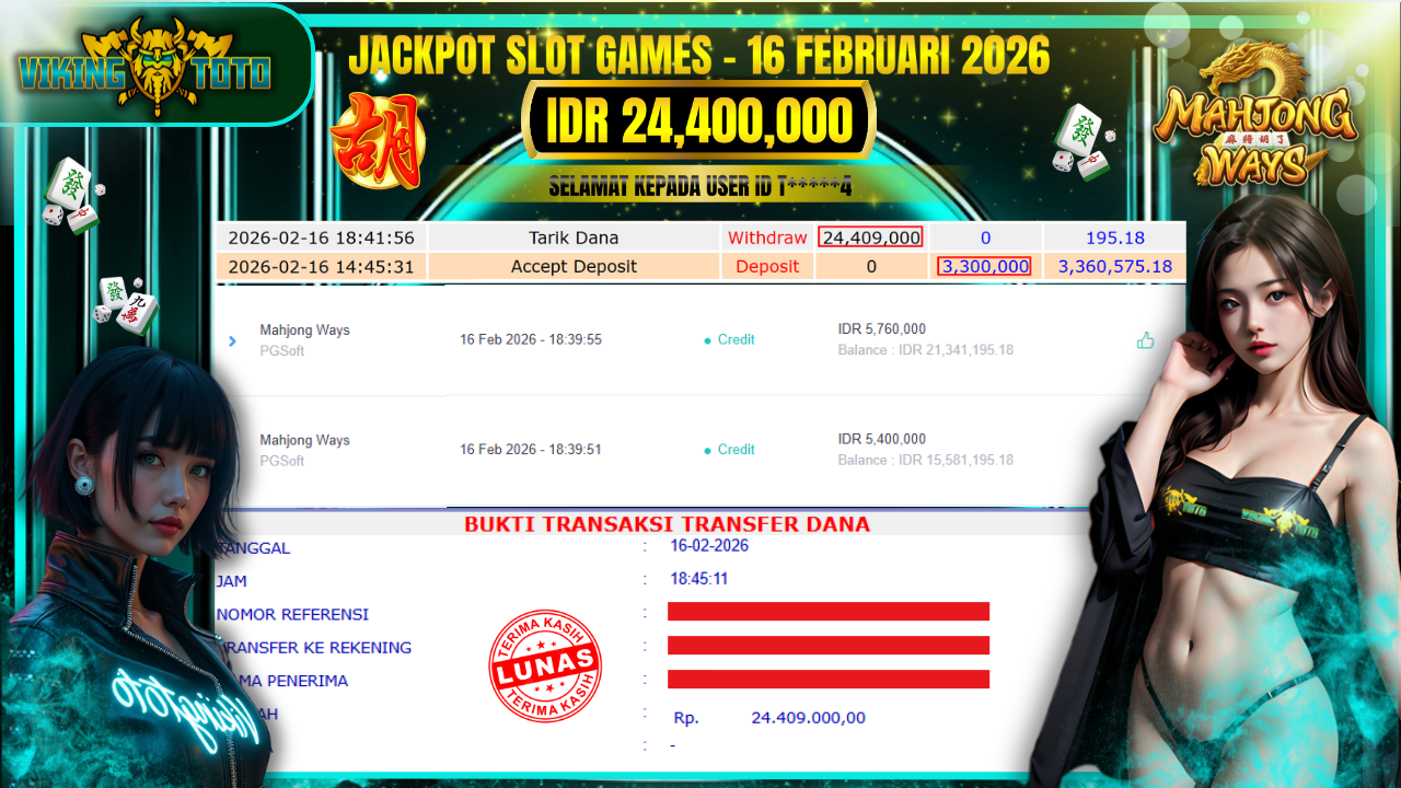 Bukti Jackpot Lunas VikingToto