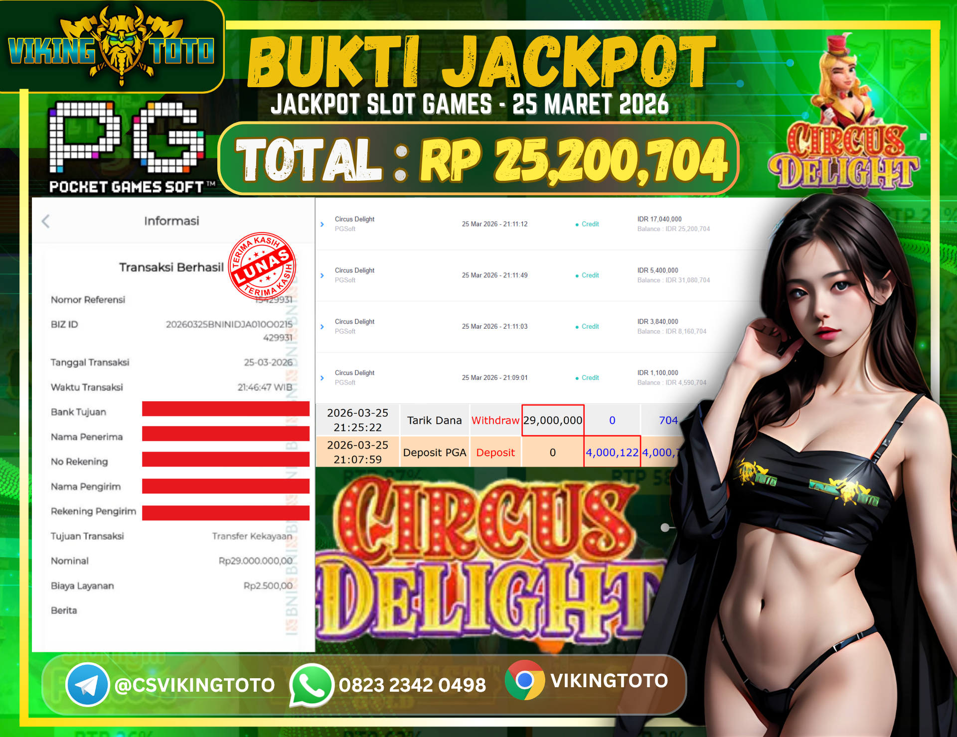 Bukti Jackpot Lunas VikingToto