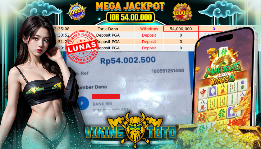 Bukti Jackpot Lunas VikingToto