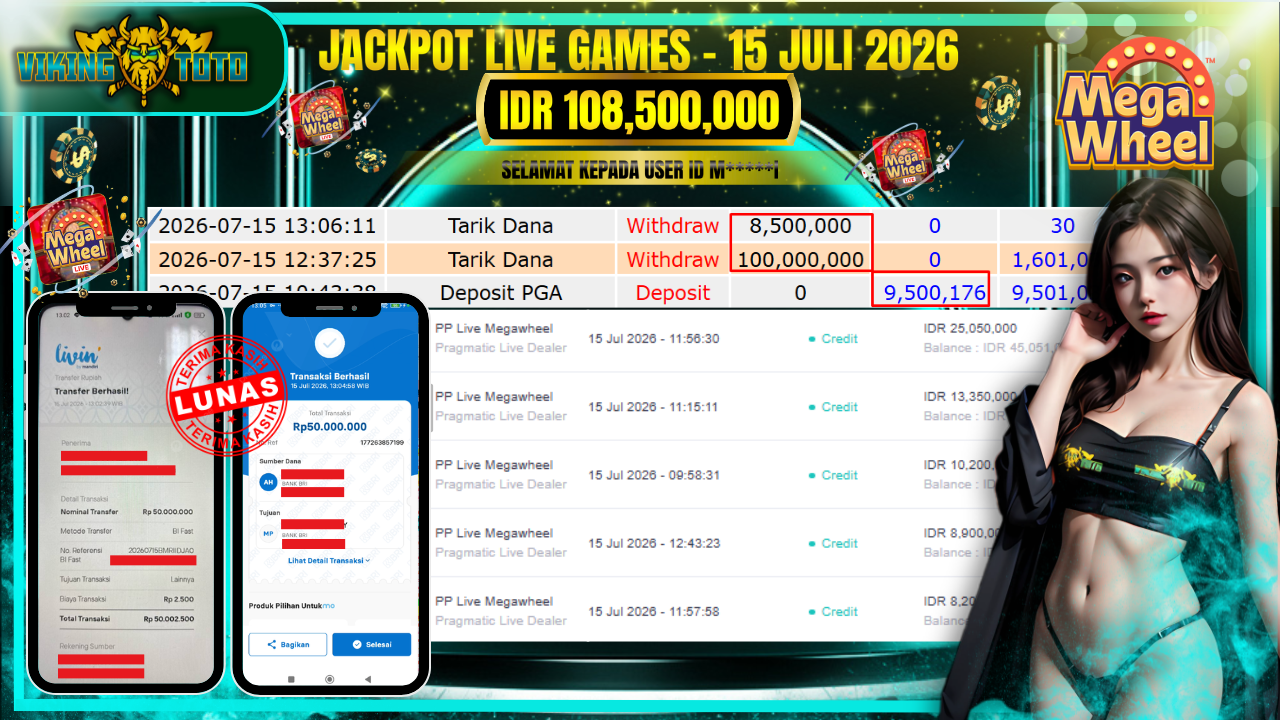 Bukti Jackpot Lunas VikingToto